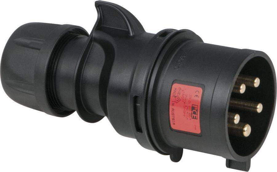 Showtec - CEE 32A 400V 5p Plug Male Black Turbo Twist IP44 — photo 1