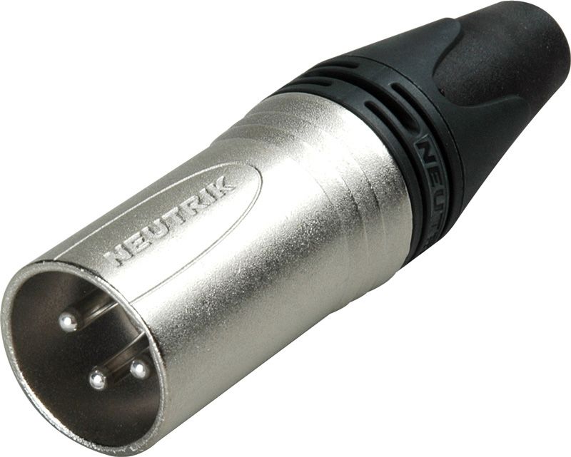 Neutrik - XLR 3 Male kabeldeel nikkel — photo 1