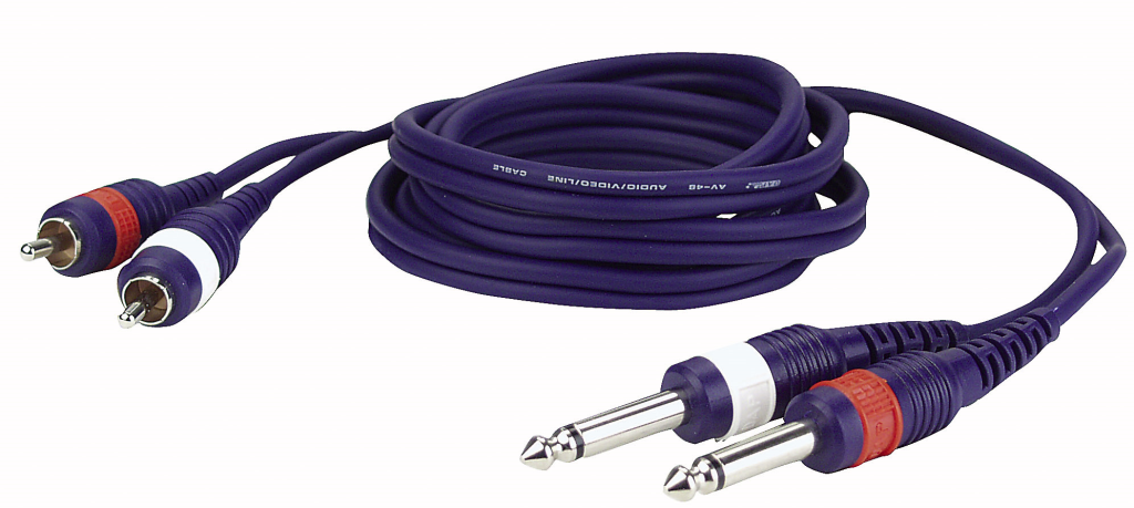 DAP - Audiokabel 1,5 M 2 Mono Jack - 2 RCA — photo 1