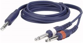 Stereo Jack/2 Mono Jack 3 mtr Line/Instrumentcable — photo 1