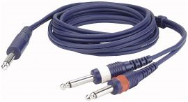 Mono Jack/2 Mono Jack 1,5mtr Line/Instrumentcable — photo 1