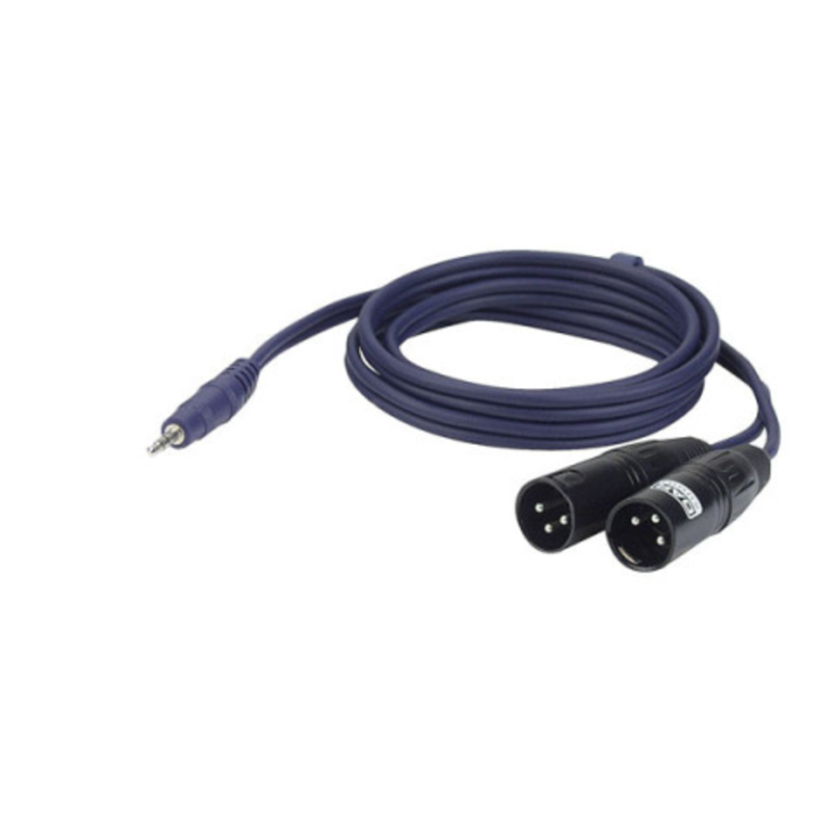 DAP - Audiokabel 3,0 M Mini Jack - 2 XLR M — photo 1