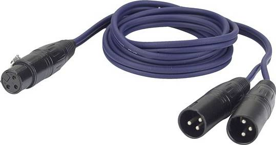 DAP - Audiokabel 1,5 M XLR F - 2 XLR M — photo 1