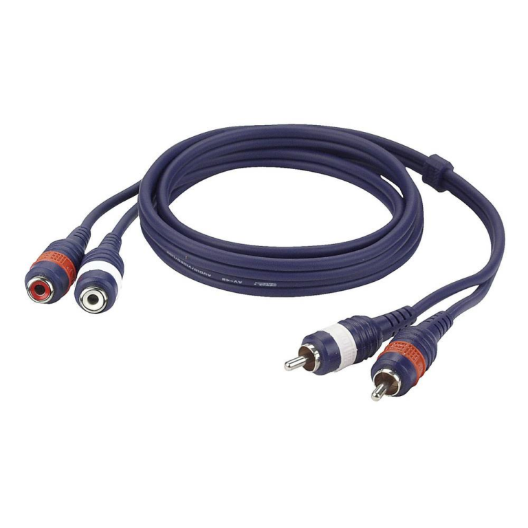 DAP - Audiokabel 6,0 M 2 RCA M - 2 RCA F — photo 1