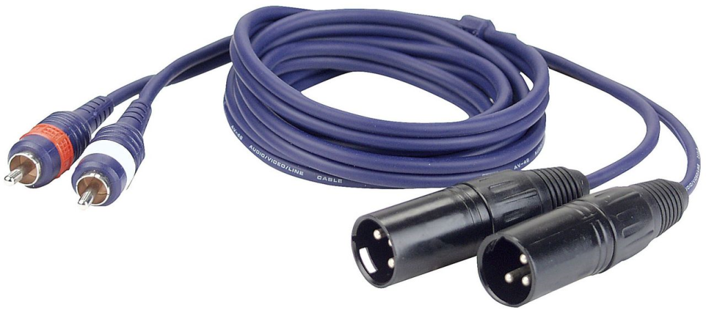 DAP - Audiokabel 1,5 M 2 XLR M - 2 RCA — photo 1