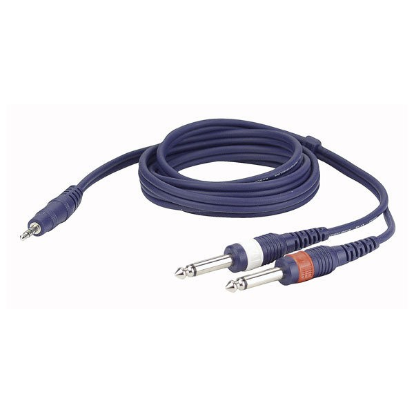 DAP - Audiokabel 3,0 M Mini Jack - 2 Jack Mono — photo 1