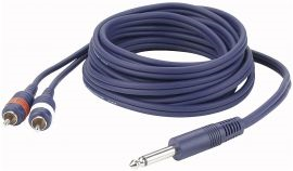 Mono Jack/2 RCA Plugs 1,5mtr Line/Instrumentcable — photo 1